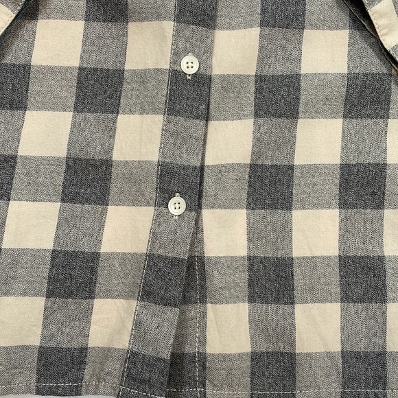 Madewell top Size S Longsleeve Button Down EUC Flannel Buffalo Check - Picture 14 of 14